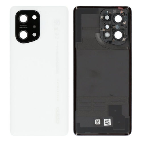 Batteriedeckel Rückseite Akkudeckel white/weiß 4150022 für Oppo Find X5 (CPH2307)