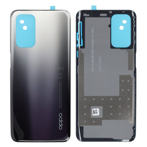 Batteriedeckel Rückseite Akkudeckel Low Profile fluid black/schwarz 3202383 für Oppo A54 5G (CPH2195)