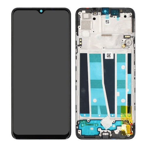 Display Modul mit Rahmen und Toucheinheit black/schwarz 4903328 für Oppo A91 (CPH2001, CPH2021)