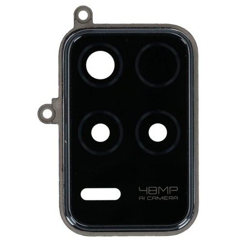 Haupt Kamera Linse + Lünette supersonic black/schwarz 4906687 für realme 8 5G (RMX3241)