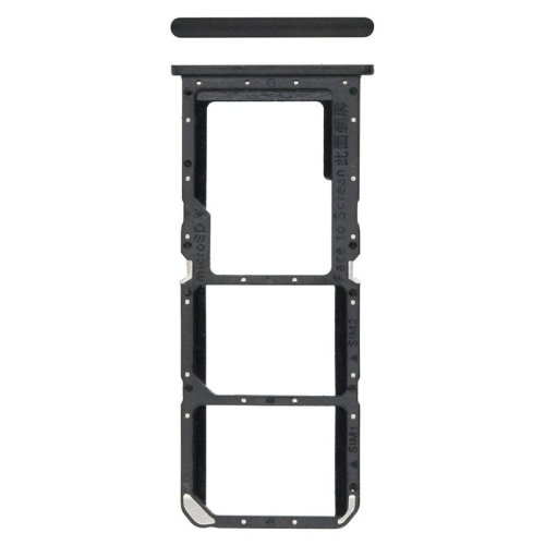 SIM-Karten Halter electric black/schwarz für Oppo A53s (CPH2135,CPH2139)