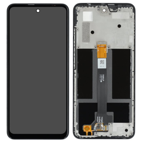 Display Modul mit Rahmen und Toucheinheit black/schwarz 70101506H001 für HMD Fusion 5G (TA-1658)
