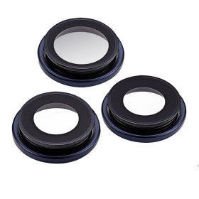 Kamera Linse + Lünette deep blue/gelb für Apple...