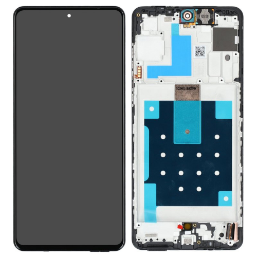 Display Modul mit Rahmen und Toucheinheit black/schwarz GH81-25791A für Samsung Galaxy M55 5G SM-M556B