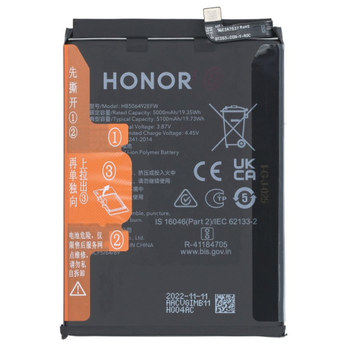 Li-Ion Akku HB506492EFW 0235AEMV für Honor Magic5 Lite (RMO-NX3)
