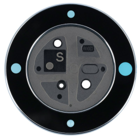 Haupt Kamera Linse + Lünette titanium silver/silber...