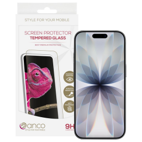 anco Tempered Glass Fullscreen für Apple iPhone 16...
