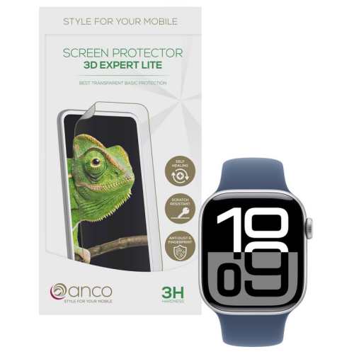 anco 3D Expert Lite Folie für Apple Watch 10, Watch 11 42 mm