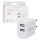 anco Dual USB-A Wall Charger Gen. 2 12W - white