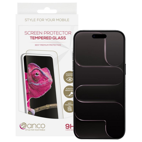 anco Tempered Glass Fullscreen für Apple iPhone Air - black