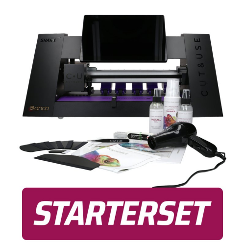 CUT & USE powered by anco SHARK Cutter 16 Zoll mit integriertem Bedienelement (App-Steuerung) Startset