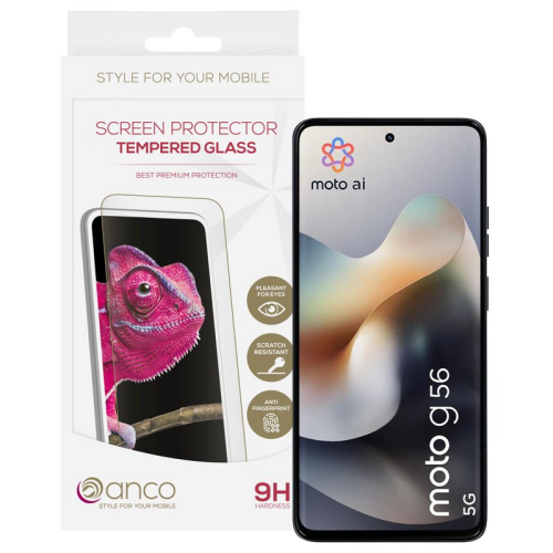 anco Tempered Glass Fullscreen für Motorola Moto G56 5G
