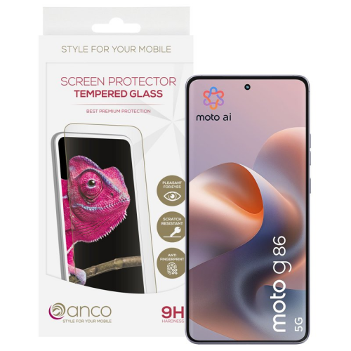 anco Tempered Glass Fullscreen für Motorola Moto G86 5G