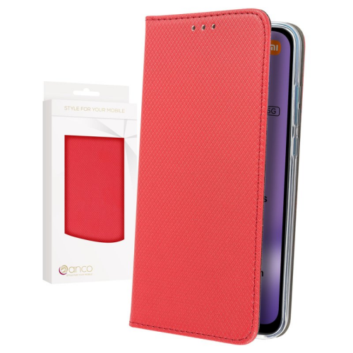 anco Bookcase basic magnetic für Xiaomi Redmi 15C 4G, 15C 5G - red