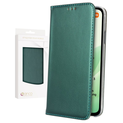 anco Bookcase basic magnetic für Xiaomi Redmi 15 5G - dark green