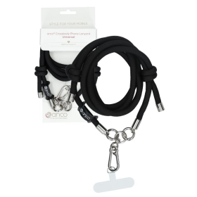 anco Crossbody Phone Lanyard universal - black