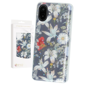 anco Flower Case für A075F Samsung Galaxy A07 4G - blue