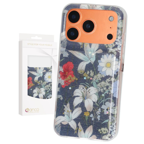 anco Flower Case für Apple iPhone 17 Pro - blue