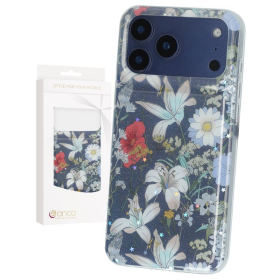 anco Flower Case für Apple iPhone 17 Pro Max - blue