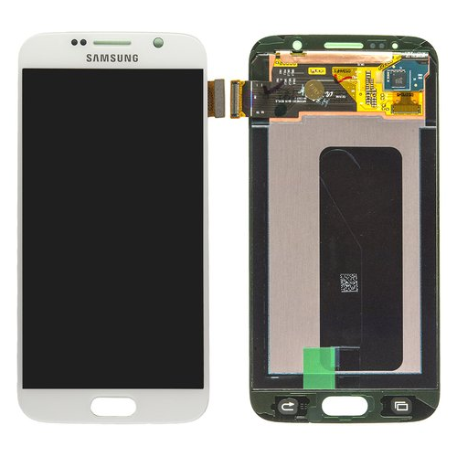 Display Modul mit Toucheinheit white/weiß GH97-17260B für Samsung Galaxy S6 SM-G920F