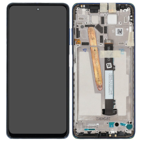 Display Modul mit Rahmen und Toucheinheit frost blue/blau...