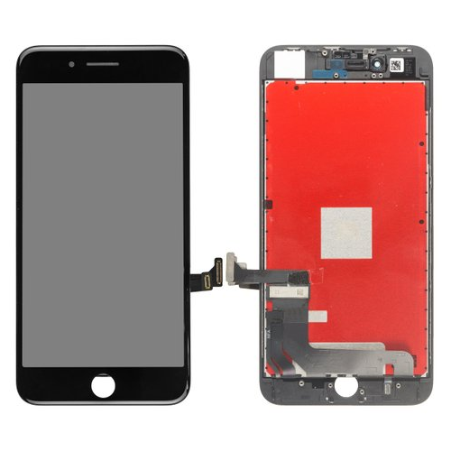 Display Modul mit Toucheinheit + Halterung black/schwarz für Apple iPhone 8 Plus (A1897,A1864)