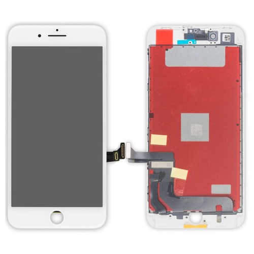 Display Modul mit Toucheinheit + Halterung white/weiß für Apple iPhone 8 Plus (A1897,A1864)