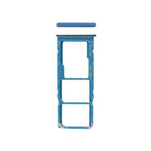 SIM-Karten Halter blue/blau GH98-43922C für Samsung Galaxy A20 (SM-A205F)
