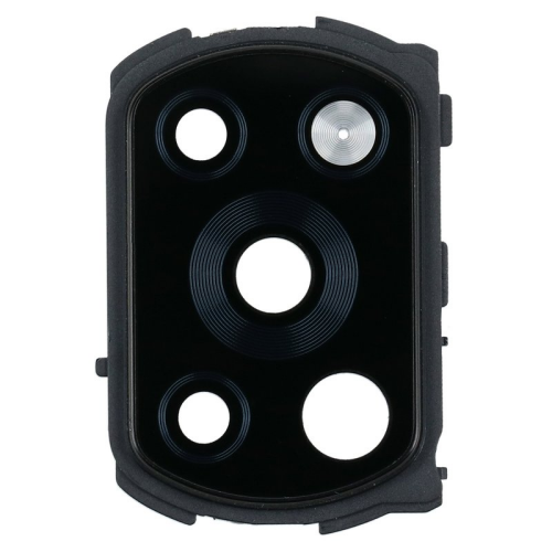 Haupt Kamera Linse + Lünette black/schwarz für POCO X3 Pro (M2102J20SG)