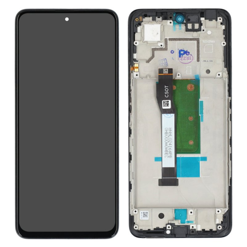 Display Modul mit Rahmen und Toucheinheit black/schwarz für POCO X4 GT 5G (22041216G)