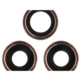 Haupt Kamera Linse + Lünette gold für Apple...