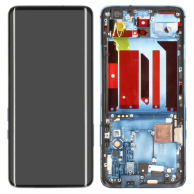 Display Modul mit Rahmen und Toucheinheit haze blue/gelb...