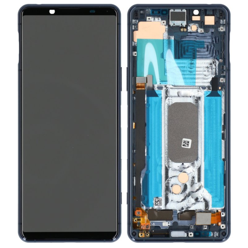Display Modul mit Rahmen und Toucheinheit blue/blau A5024934A für Sony Xperia 5 II (XQ-AS52)