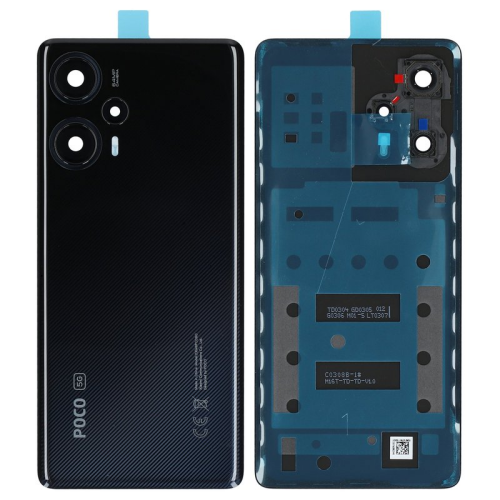 Batteriedeckel Rückseite Akkudeckel black/schwarz 560025M16T00 für POCO F5 5G (23049PCD8G)