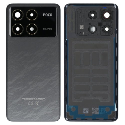 Batteriedeckel Rückseite Akkudeckel black/schwarz 5600280N1100 für POCO F6 Pro 5G (23113RKC6G)