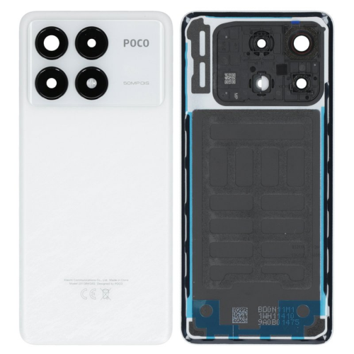 Batteriedeckel Rückseite Akkudeckel white/weiß 5600270N1100 für POCO F6 Pro 5G (23113RKC6G)
