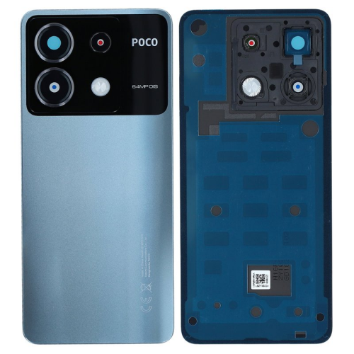 Batteriedeckel Rückseite Akkudeckel blue/blau 560010N16P00 für POCO X6 5G (23122PCD1G)