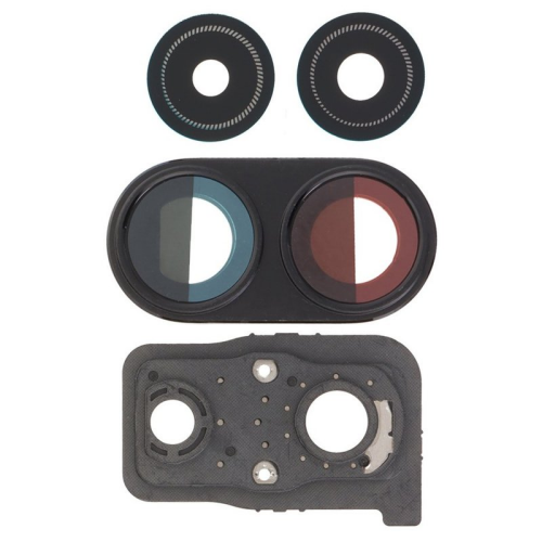 Haupt Kamera Linse + Lünette black/schwarz für POCO X7 Pro 5G (2412DPC0AG)