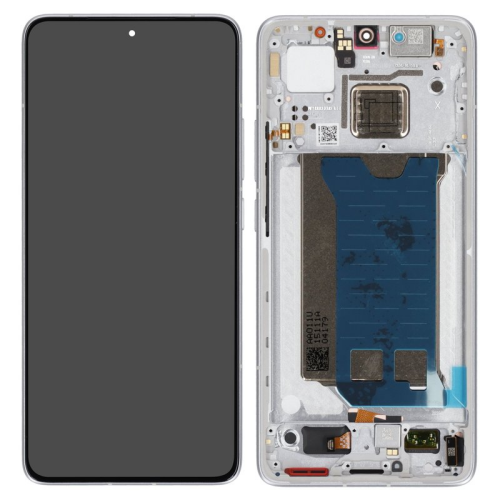 Display Modul mit Rahmen und Toucheinheit silver/silber 56002200O1100 für POCO F7 Pro 5G (24117RK2CG)
