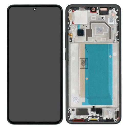 Display Modul mit Rahmen und Toucheinheit OEM black/schwarz für Xiaomi 13T Pro (23078PND5G)