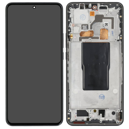 Display Modul mit Rahmen und Toucheinheit OEM black/schwarz für Xiaomi 12T Pro (22081212UG)