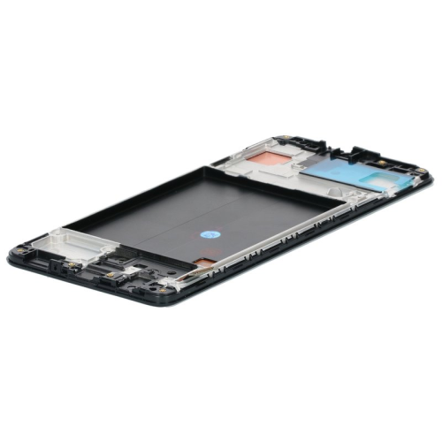 Display Modul mit Rahmen und Toucheinheit black/schwarz für Samsung Galaxy A51 (SM-A515F)