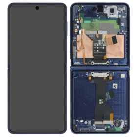 Display Modul mit Rahmen und Toucheinheit blue/blau...