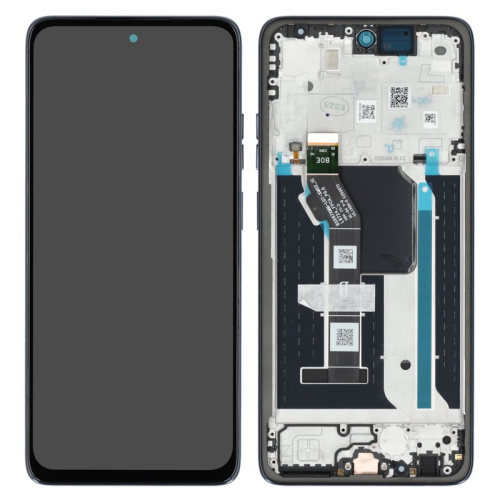 Display Modul mit Rahmen und Toucheinheit black/schwarz oyster 5D68C30208 für Motorola Moto G56 5G (XT2529)