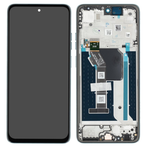 Display Modul mit Rahmen und Toucheinheit grey/gray/grau mist 5D68C30209 für Motorola Moto G56 5G (XT2529)