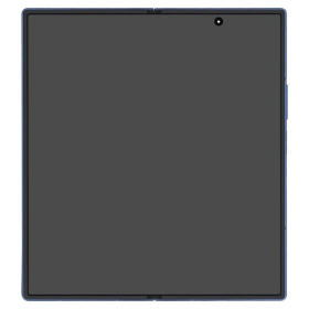 Display Modul mit Rahmen und Toucheinheit blue/blau...