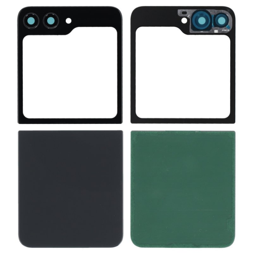 Batteriedeckel Rückseite Akkudeckel Set ohne Logo OEM graphite/graphit GH82-31929A für Samsung Galaxy Z Flip5 SM-F731B