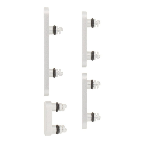 Ein/Aus + Lautstärke + Mute Taste Set silver/silber für Apple iPhone 17 Pro (A3523)