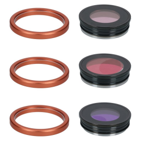 Kamera Linse + Lünette cosmic orange für Apple...