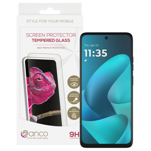 anco Tempered Glass Fullscreen für Motorola Moto G57 Power 5G